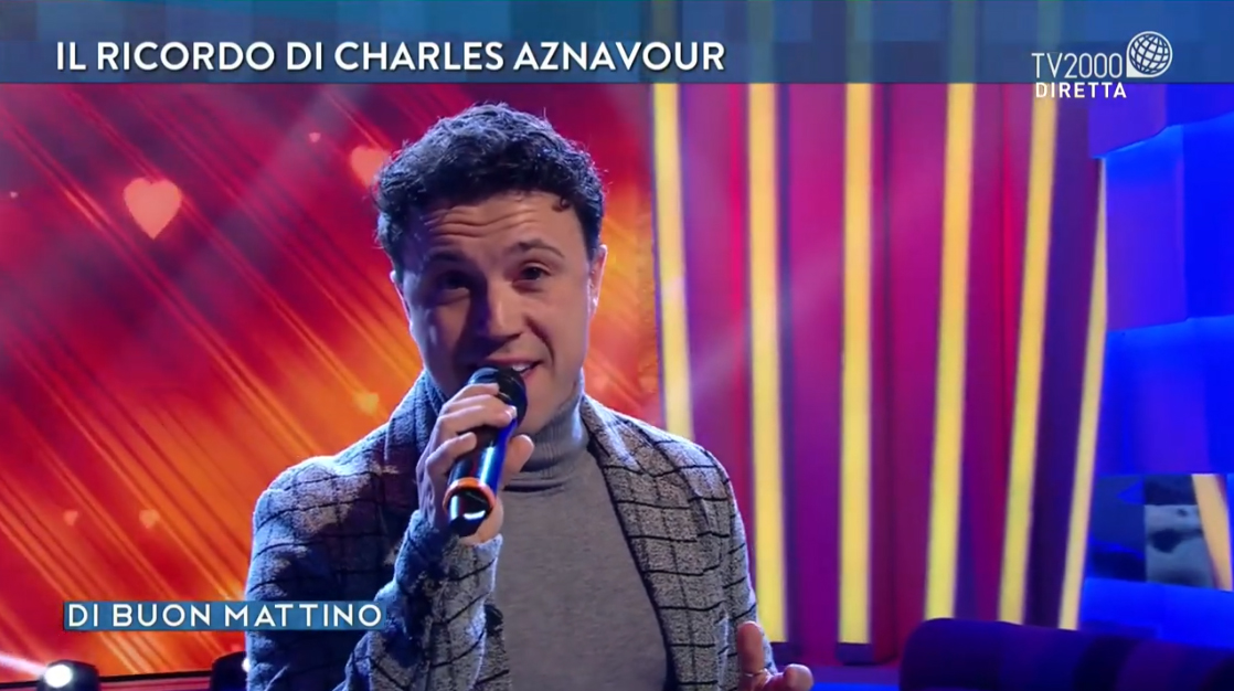 Immagine Video - Aznavour Tv2000- Michelangelo Nari